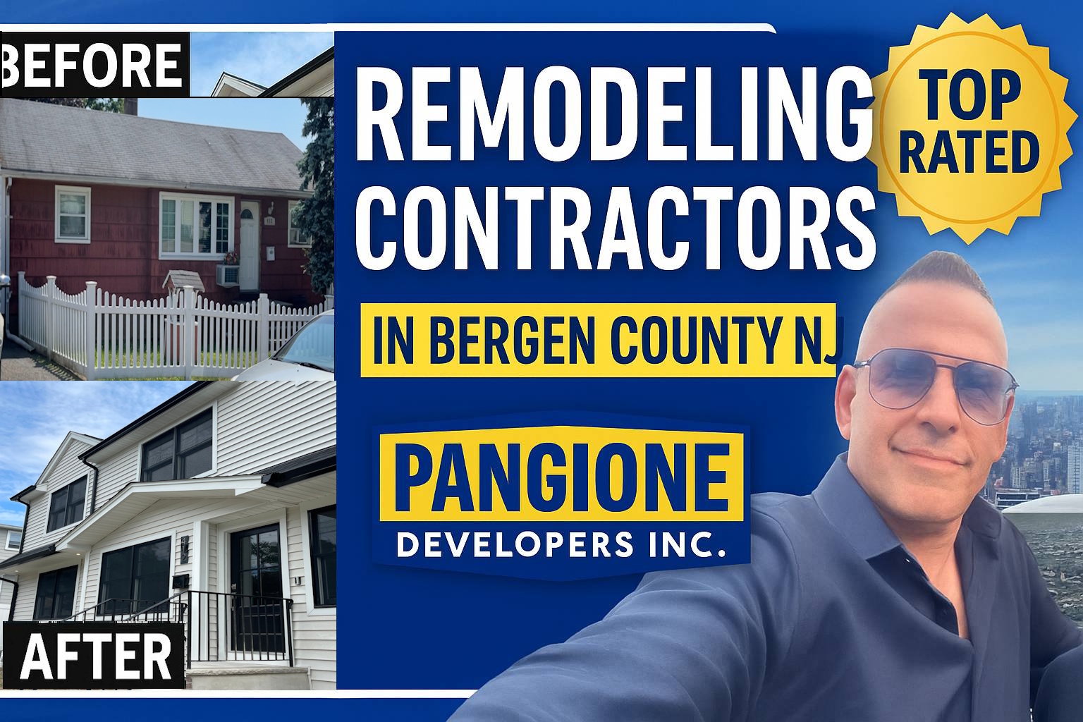 Home addition project in Paramus NJ by Pangione Developers Inc