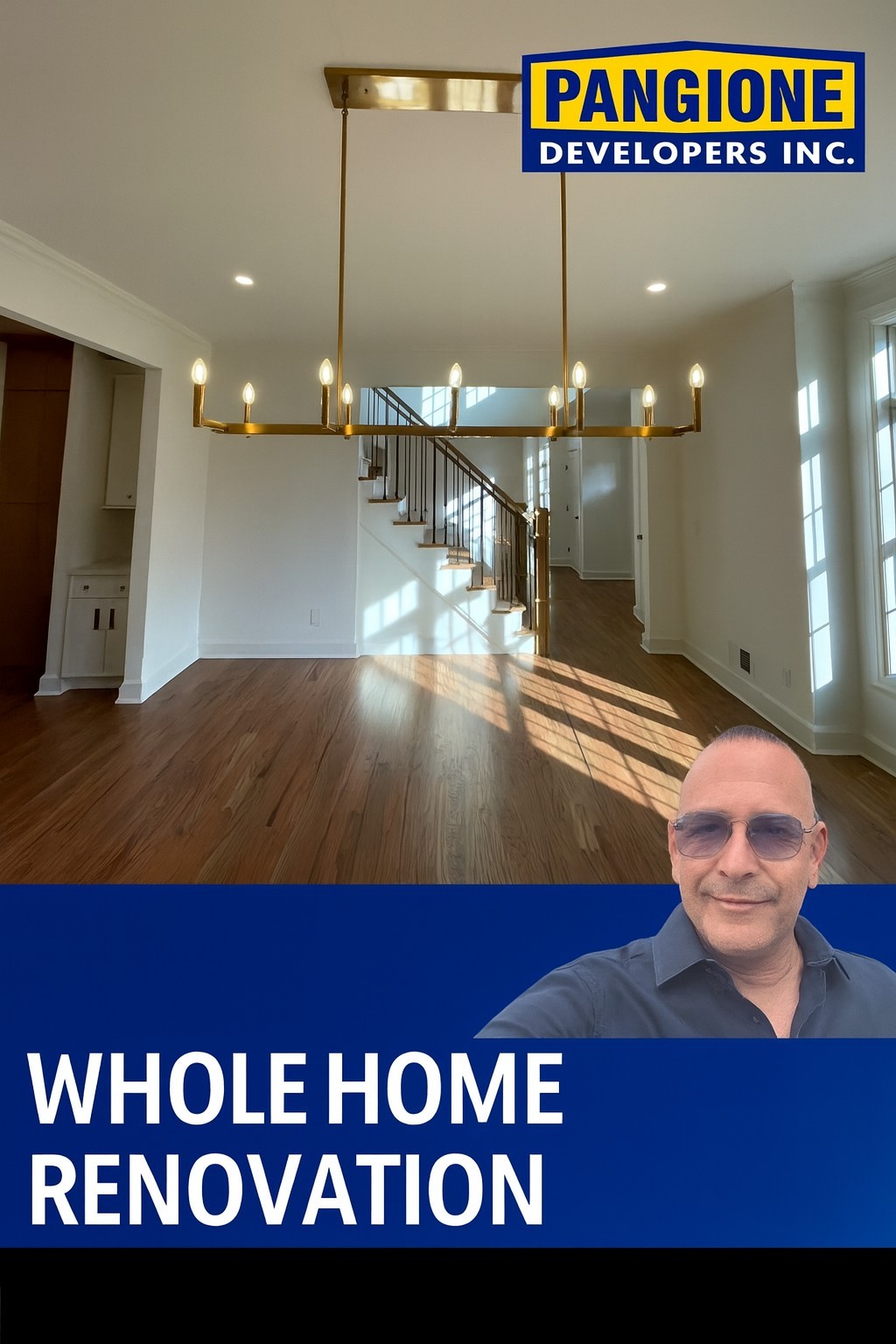 Family room addition in Wyckoff NJ by Pangione Developers Inc.