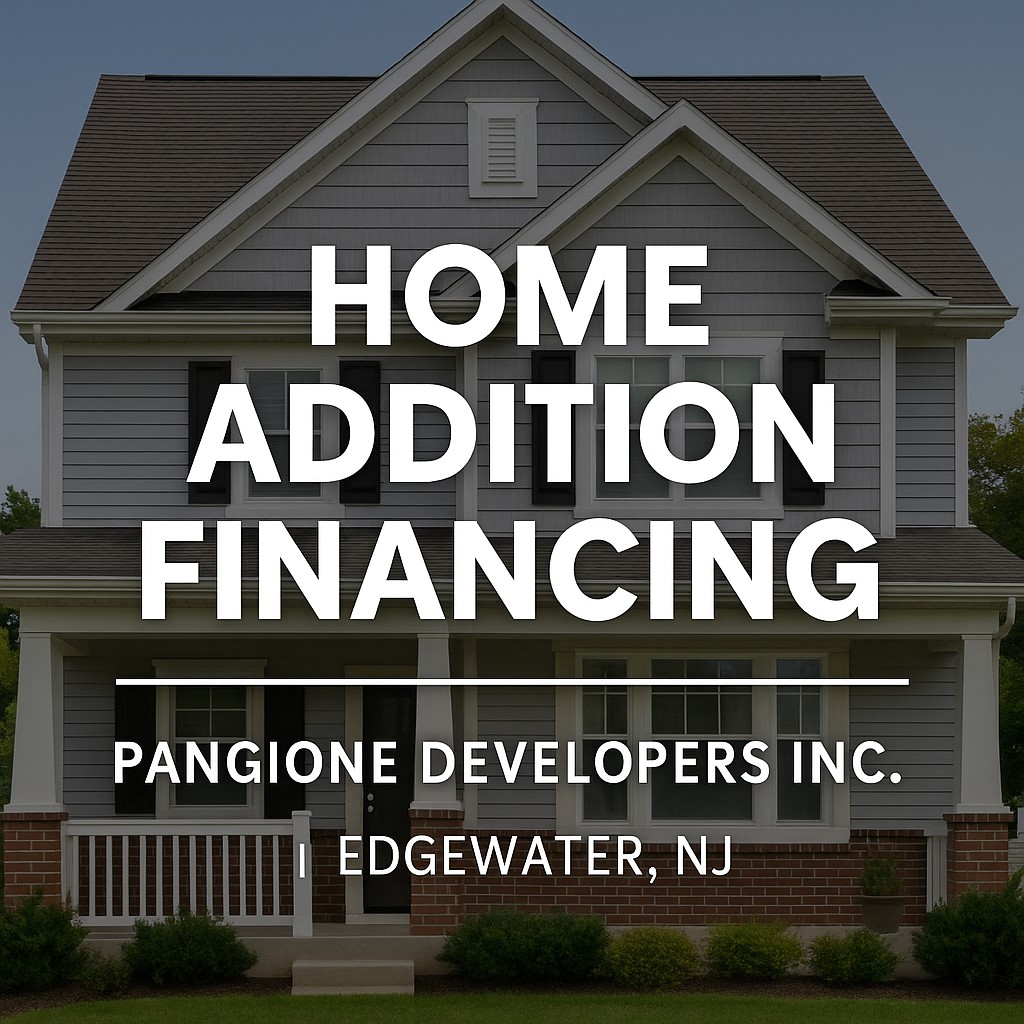 Home addition financing options in Bergen County NJ by Pangione Developers Inc.