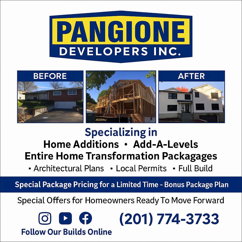 Home addition remodeling Waldwick NJ by Pangione Developers Inc.