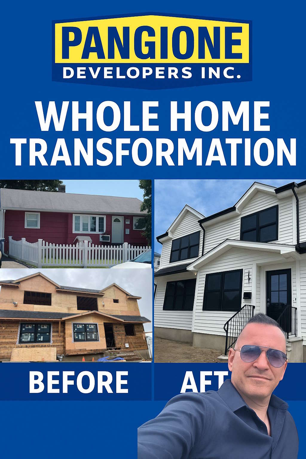 Whole home renovation in Ramsey NJ by Pangione Developers Inc.