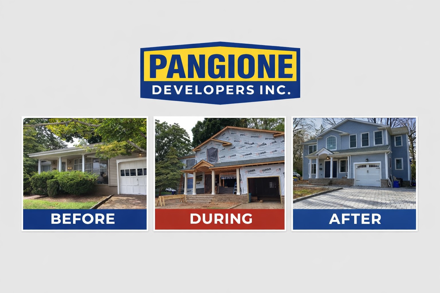 Second Story Add-A-Level Project in Paramus NJ — Pangione Developers Inc